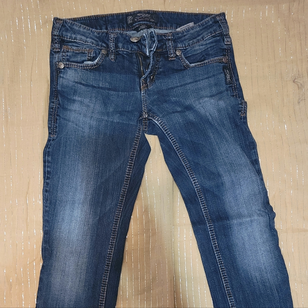 Silver w26 l31 aiko skinny jeans